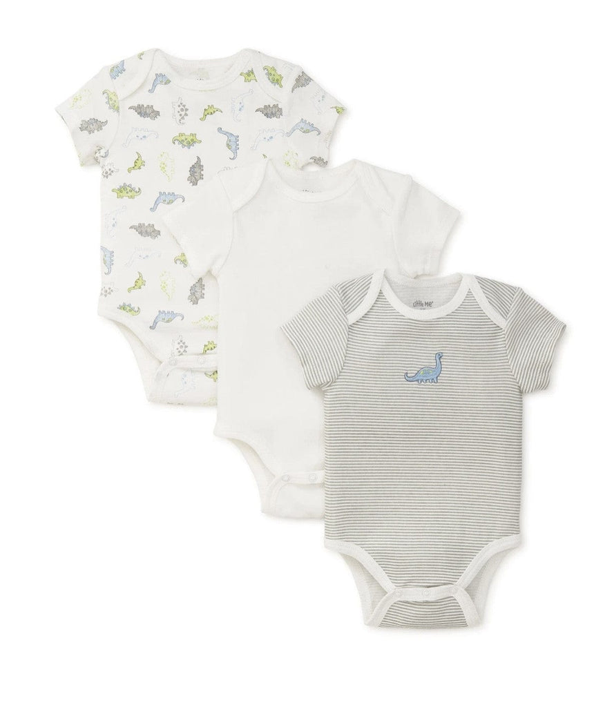 A Bundle of Joy Boutique Baby T-shirts Baby Dino 3-Pack Onesies
