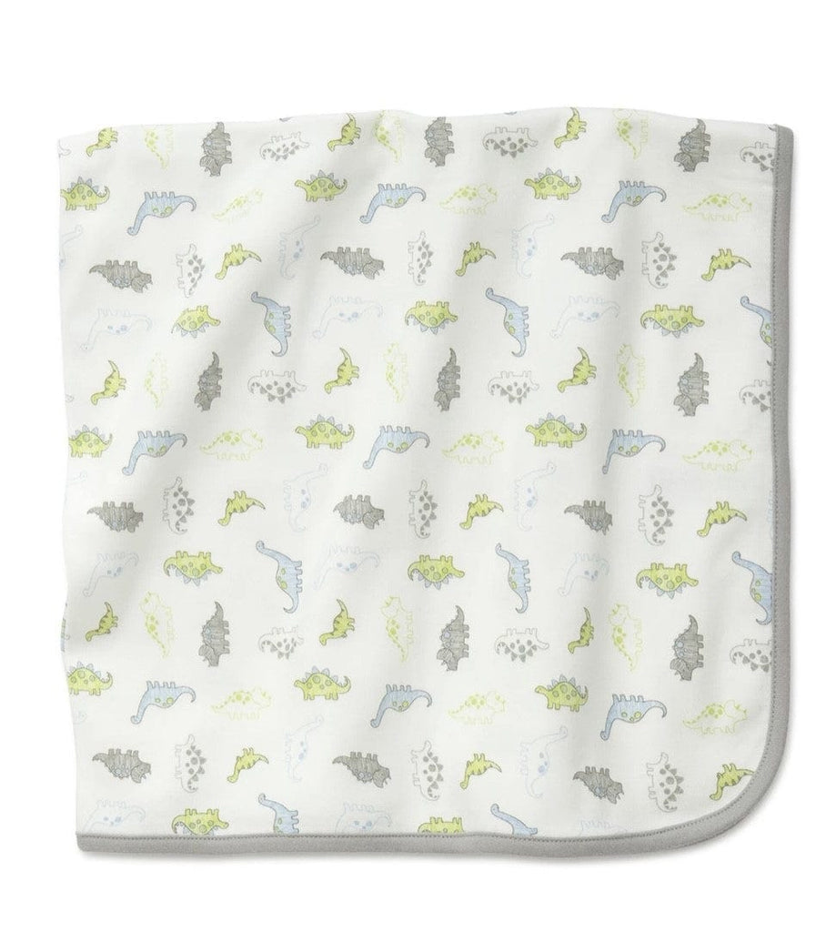 A Bundle of Joy Boutique Accessories One Size Baby Dino Receiving Blanket