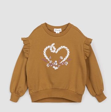 A Bundle of Joy Boutique Tops Dijon Wild Hearts Sweatshirt