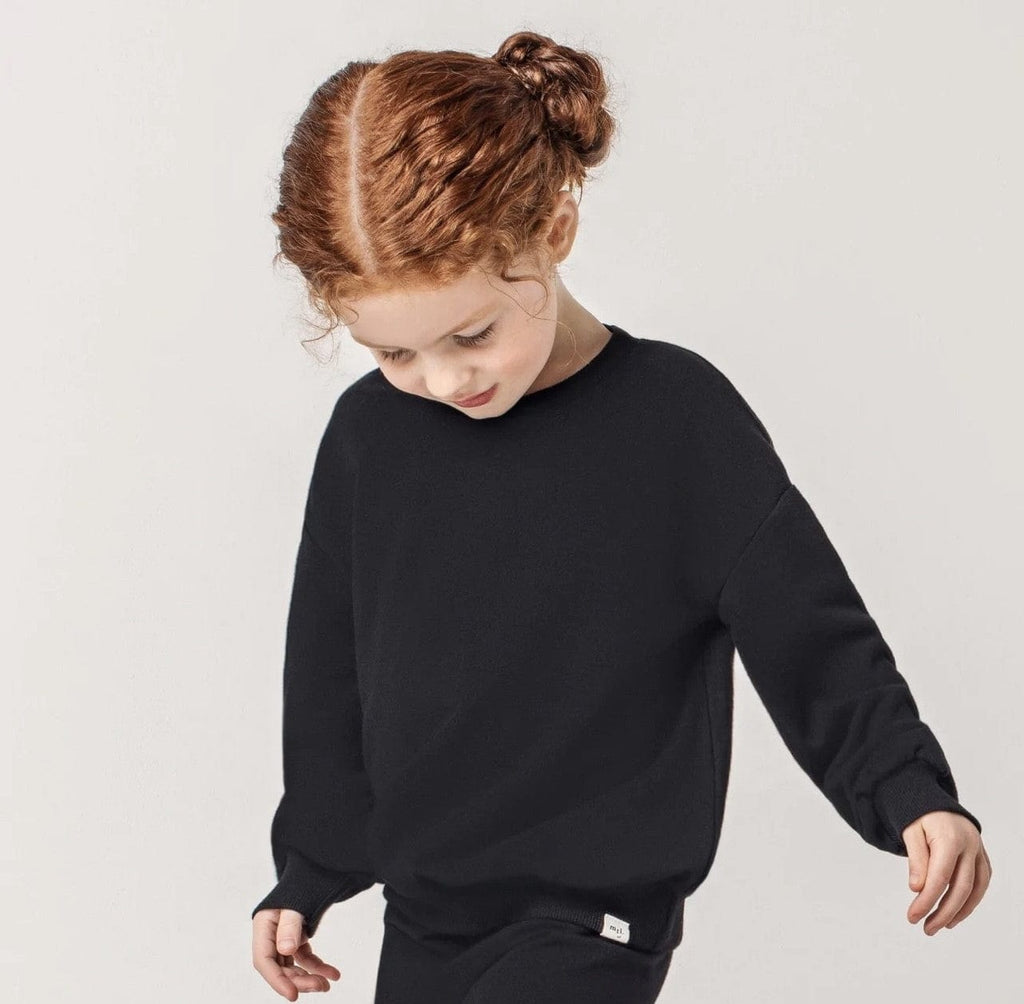 A Bundle of Joy Boutique Tops Girl's Black Sweatshirt
