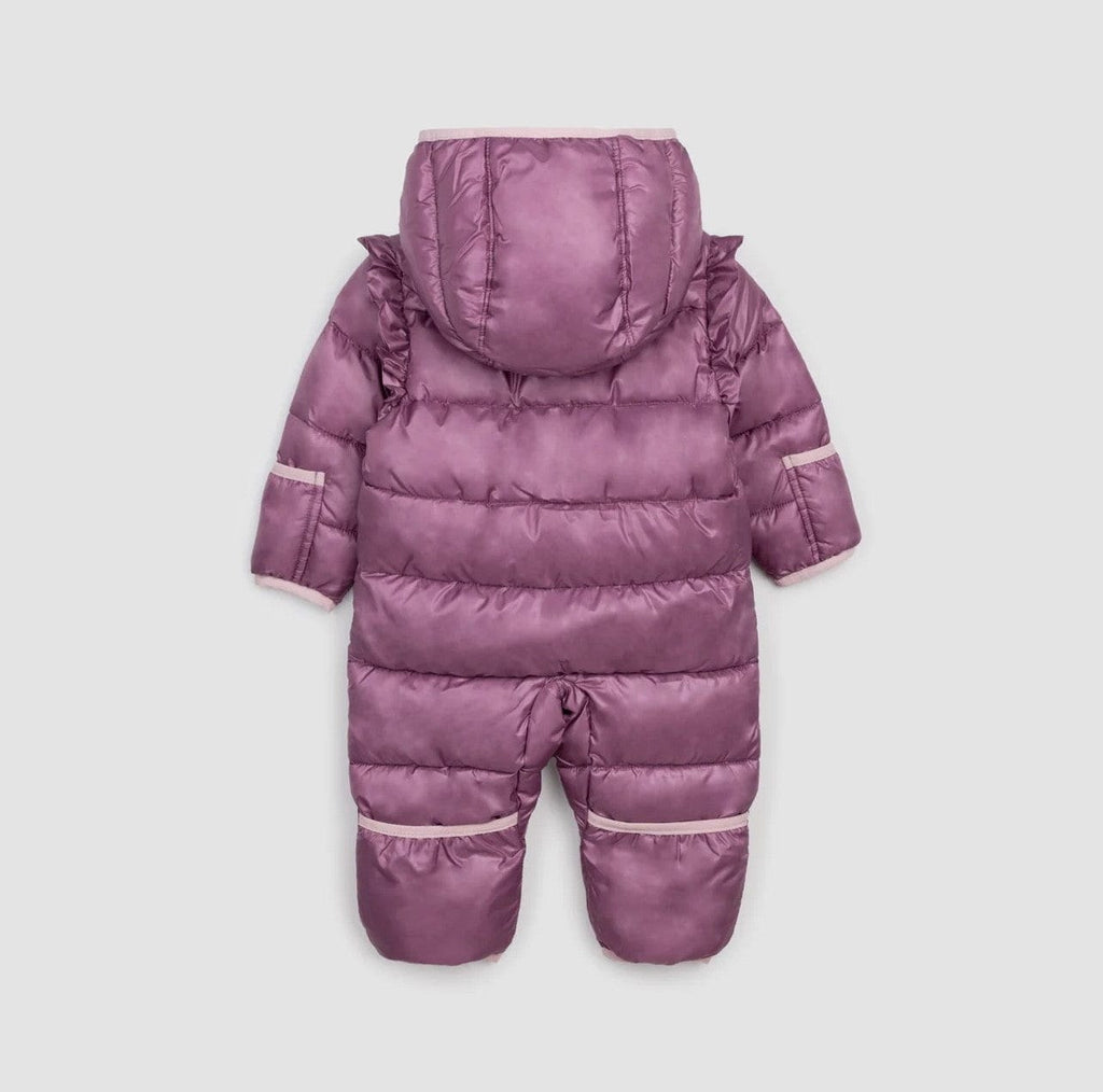 A Bundle of Joy Boutique Outerwear Grape Puffer Snowsuit