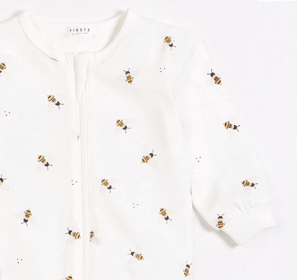 A Bundle of Joy Boutique Sleepwear Honeybees Print Sleeper