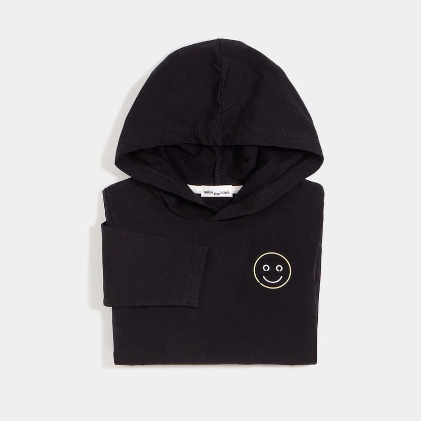 A Bundle of Joy Boutique  Tops Smile Long Sleeve Hooded T-shirt