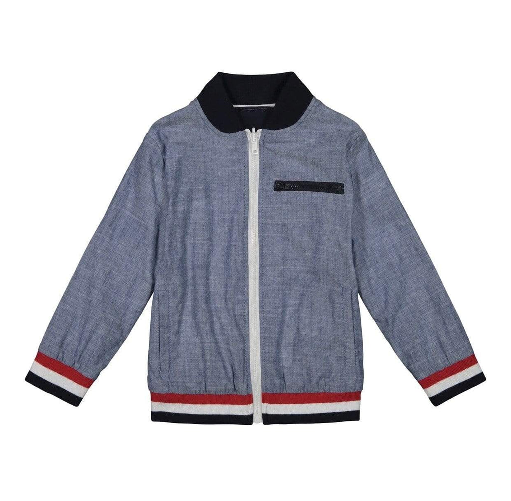 Andy & Evan Outerwear Reversible Bomber Jacket