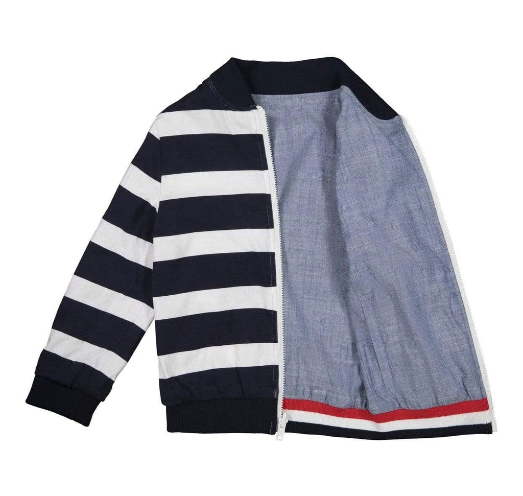 Andy & Evan Outerwear Reversible Bomber Jacket