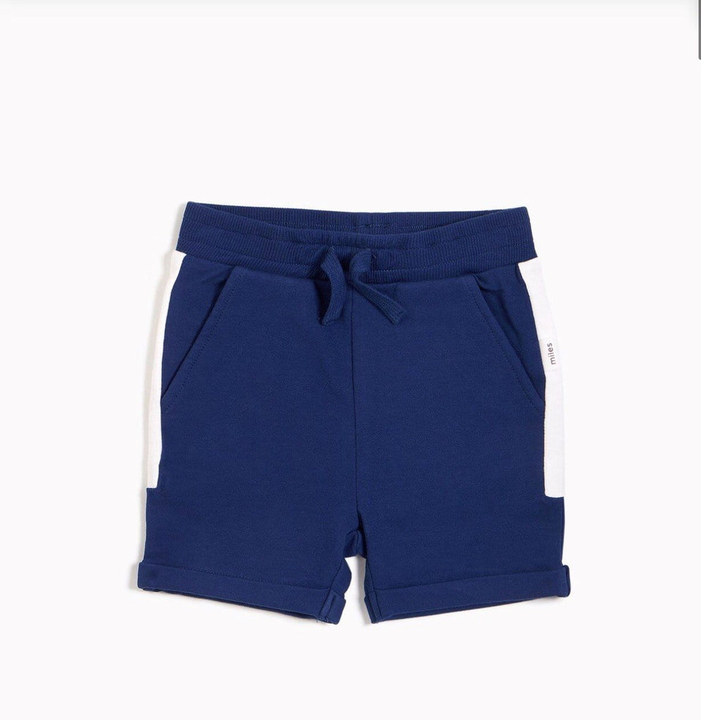 Miles Baby Bottoms Bleu Track Shorts