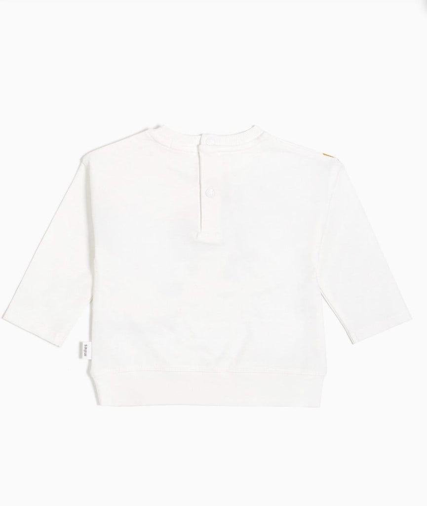 Miles Baby Tops Striped Crew Neck Top