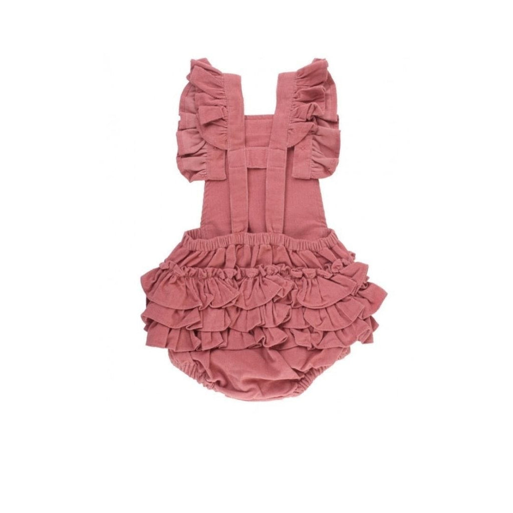 Ruffle Butts Bottoms Corduroy Flutter Overall Romper